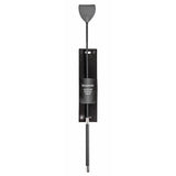 Shadow Grey Leather Riding Crop