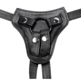 Premium All Access Leather Strap On Harness
