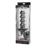 7 Speed Silicone Beaded Anal Vibe with Remote