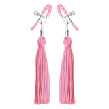 Tickle Me Pink Nipple Clamp Tassels