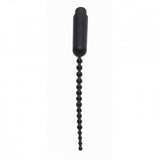 Dark Rod Vibrating Beaded Silicone Sound