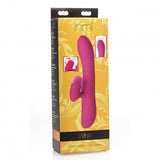 Whirl Silicone Rabbit Vibrator with Rotating Ticklers