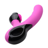 G-Spin Silicone Vibrator with Spinning Clitoral Stimulator