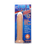 12 Inch Ultra Real Dual Layer Suction Cup Dildo without Balls