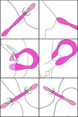 Double Thump 7x Rechargeable Silicone Double Dildo