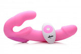 Urge Silicone Strapless Strap On With Remote- Pink