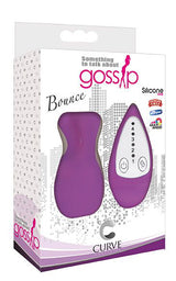 Bounce Silicone Bunny Bullet Vibe- Purple