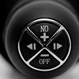 The Curved Dicktator 13 Mode Vibrating Giant Dildo Thruster - Black