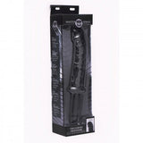 The Curved Dicktator 13 Mode Vibrating Giant Dildo Thruster - Black