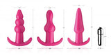 Thrill Trio Anal Plug Set - Pink