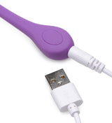 Remote Control 28X Silicone Plush Egg - Purple