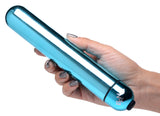 XL Vibrating Metallic Bullet - Blue