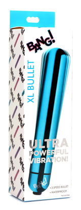 XL Vibrating Metallic Bullet - Blue