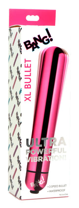 XL Vibrating Metallic Bullet - Pink