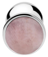 Authentic Rose Quartz Gemstone Anal Plug - Small