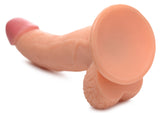 7.5 Inch Dildo with Balls - Light
