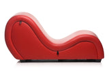 Kinky Couch Sex Chaise Lounge with Love Pillows - Red