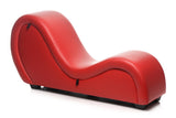 Kinky Couch Sex Chaise Lounge with Love Pillows - Red