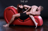 Kinky Couch Sex Chaise Lounge with Love Pillows - Red