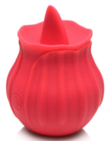 Bloomgasm Wild Violet 10X Silicone Clit Licking Stimulator - Red