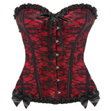 Scarlet Seduction Lace-up Corset and Thong - Medium