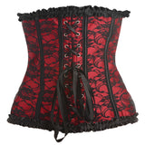 Scarlet Seduction Lace-up Corset and Thong - Medium