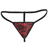 Scarlet Seduction Lace-up Corset and Thong - XL