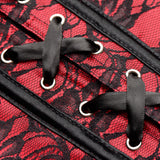 Scarlet Seduction Lace-up Corset and Thong - Medium