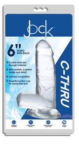 Jock C-Thru Dildo - 7 Inch