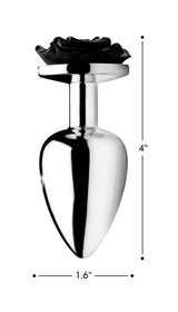 Black Rose Anal Plug