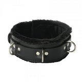 Strict Leather Premium Fur Lined Locking Collar- SM