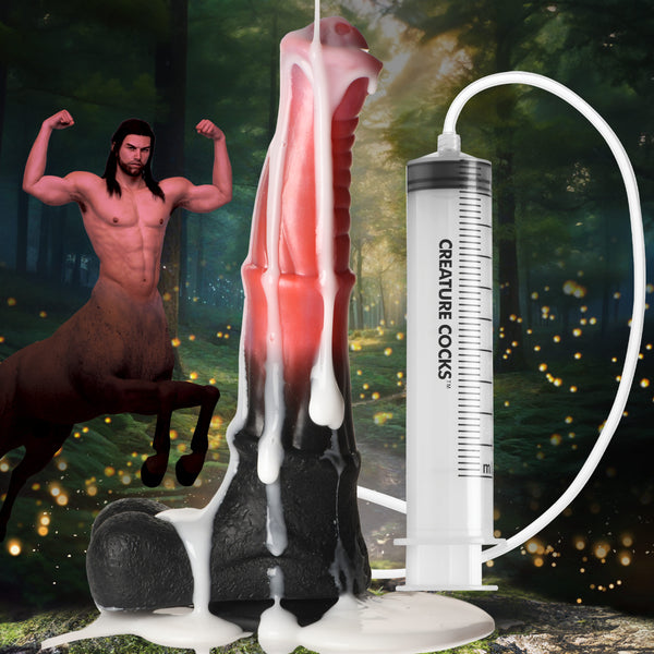 Centaur Explosion Squirting Silicone Dildo-0