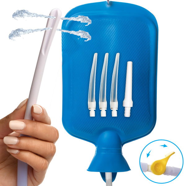 Deluxe Shower Enema Kit with 5 Tips-0