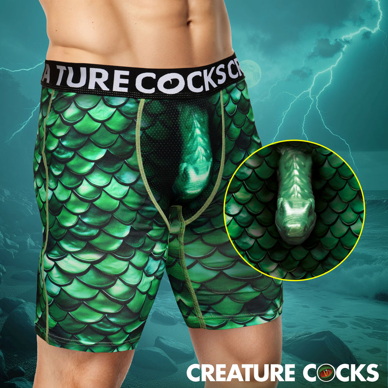 Creature Wear Cockness Monster Lake Creature Boxer Shorts - Large-0