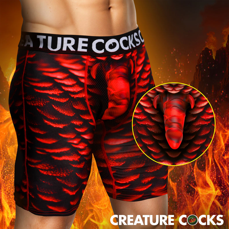 Creature Wear Horny Devil Demon Boxer Shorts - Small-0
