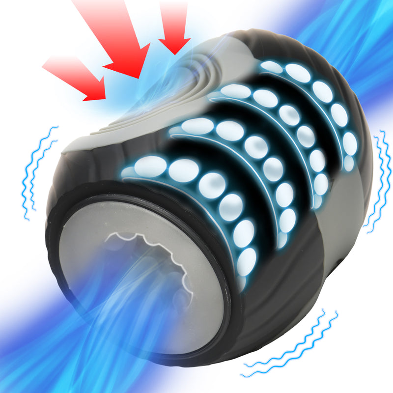 10X Vibrating & Squeezing Masturbator-0