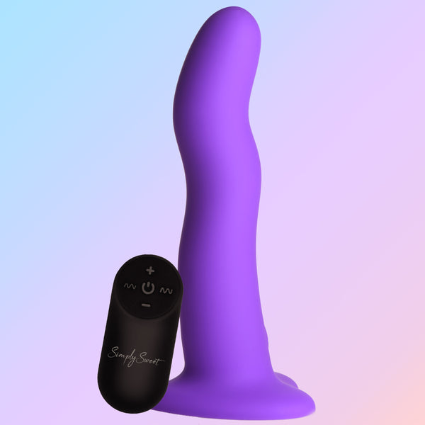21X Vibrating Wavy Silicone Dildo-0