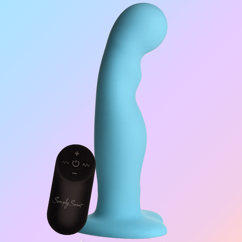 21X Vibrating Thick Silicone Dildo-0