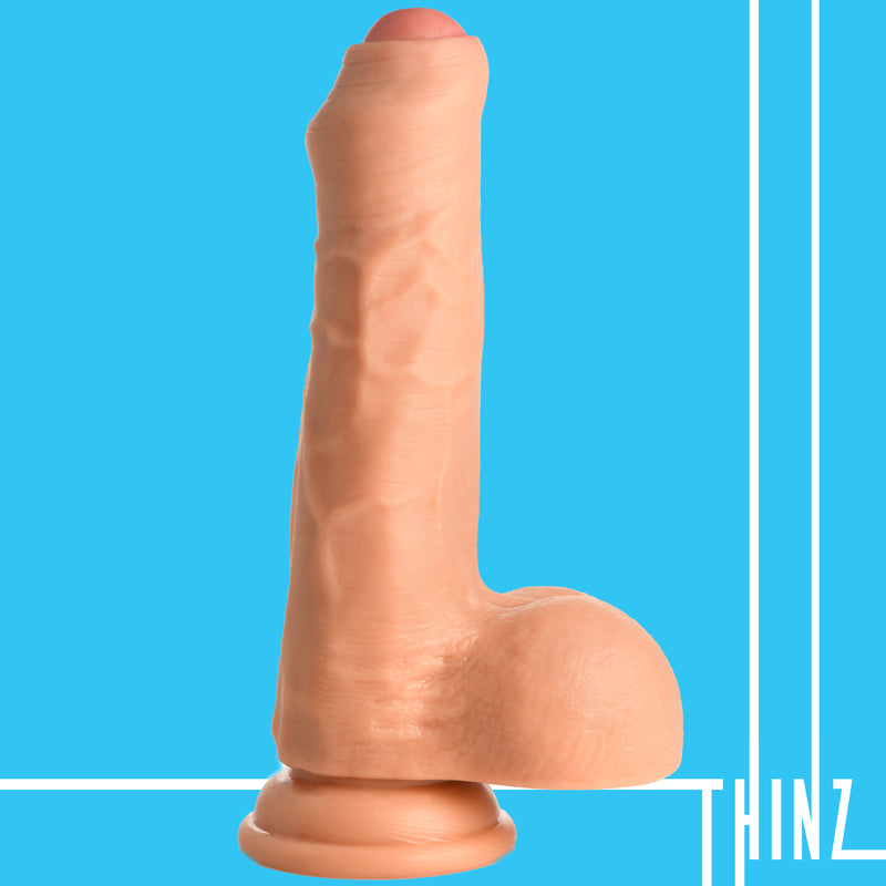 7 Inch uncut Dildo with Balls-0
