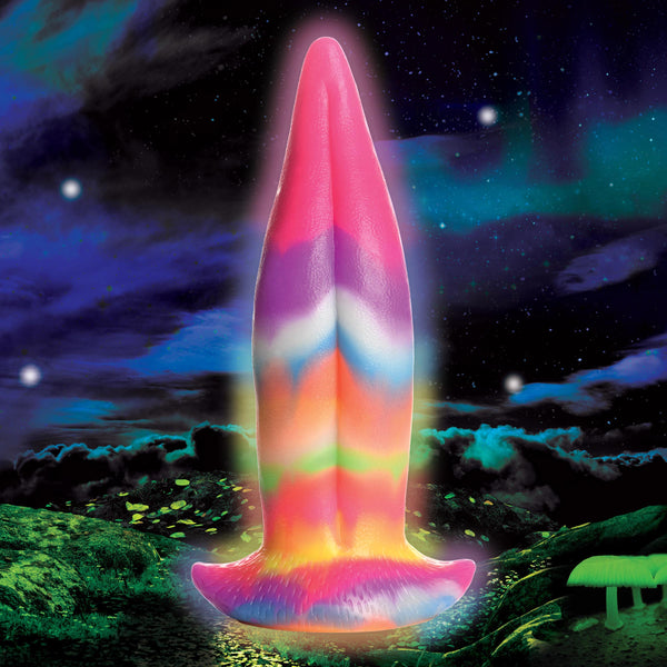 Unicorn Kiss Unicorn Tongue Glow-in-the-Dark Silicone Dildo-0