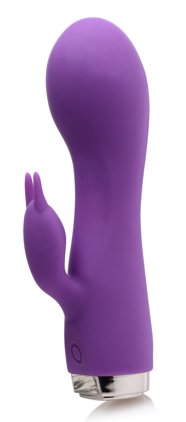 10X Wonder Mini Rabbit Silicone Vibrator - Purple-0