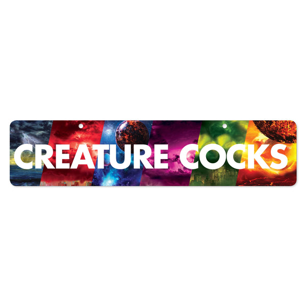 Creature Cocks Display Sign-0