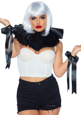 2 PC Deluxe ruffle neck piece