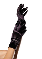 Wrist Length Satin Gloves O/S