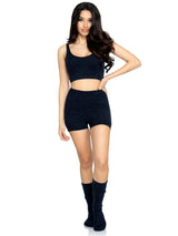 3 PC Ultra-soft cozy knit crop