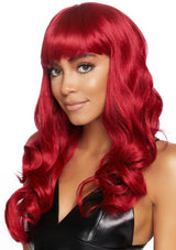 24" Misfit long wavy bang wig.