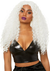 29" Long curly wig.