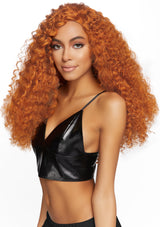 29" Long curly wig.
