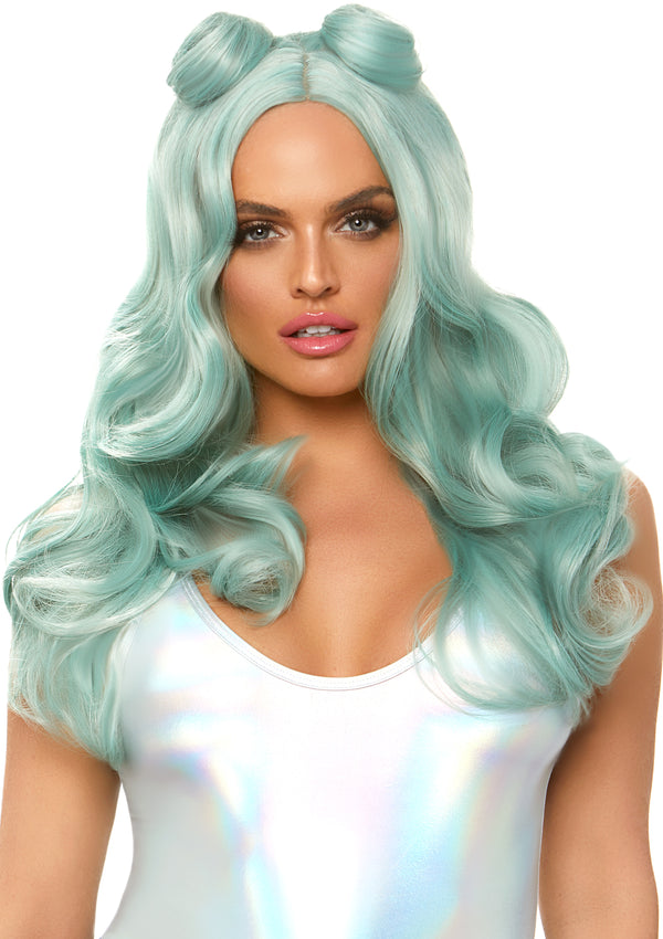 24" Beachy waves long wig with