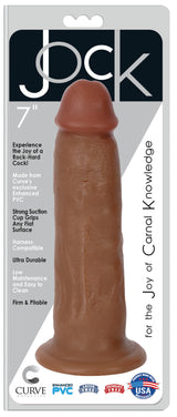 Jock 7 Inch Suction Cup Dildo - Medium